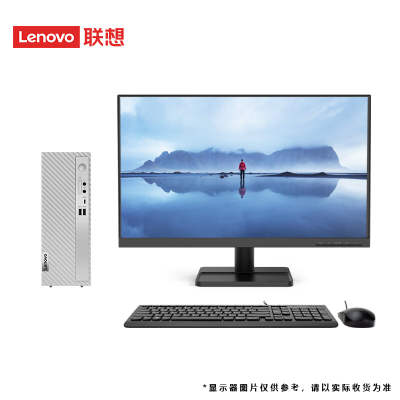 联想(Lenovo)天逸510s 迷你商用台式电脑 I5-13400 16G 1T+512固 集显 21.45英寸显示器