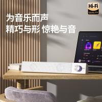 联想(Lenovo)生态异能者有线长条音箱A101 白色