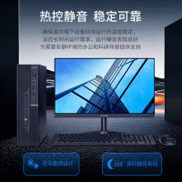 联硕弘道DL500SR 国产商用台式机 龙芯3A6000/16G/512G/银河麒麟系统试用版/24.5英寸显示器