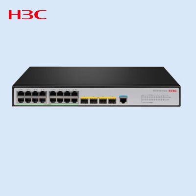 新华三(H3C)LS-5120V3-20P-LI 16口千兆电+4千兆光纤口弱三层网管企业级交换机