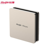 锐捷(Ruijie) WiFi6无线AP面板 千兆双频1800M 别墅RG-RAP1260(G) 金色