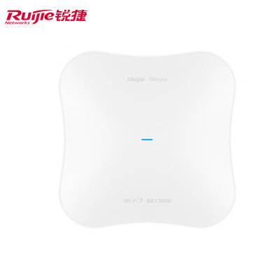 锐捷(Ruijie)WiFi7吸顶AP 三频12906M高功率放装式 万兆光口上联 企业级穿墙路由器 RG-RAP237