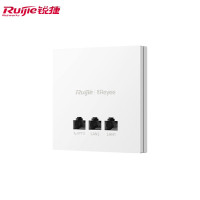 锐捷(Ruijie)无线ap面板双频 无线速率1167M家庭酒店企业大户型全屋wifi RG-RAP1200(FE)