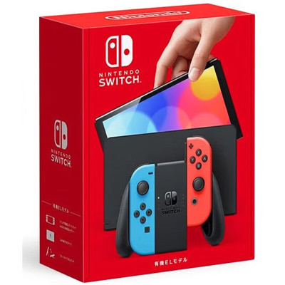 任天堂Nintendo Switch oled加强日版便携家用ns体感游戏机掌机 日版OLED 主机 马力欧红色