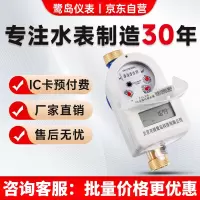 鹭岛ZSLX-15 智能预付费IC卡水表全铜感应式水表先缴费后用水