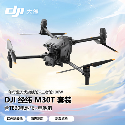 大疆 DJI 无人机 经纬M30T[红外热成像]行业版高清航拍器[含TB30电池*6+电池箱+旗舰险+三者险100W]