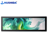 互视达(HUSHIDA)19.5英寸条形屏广告机货架屏LED屏地铁车载条形液晶屏长方形显示屏定制CW-LY-21.5