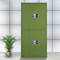 竞典 电子保密柜文件柜档案柜保险柜双保险密码柜通双节军绿色国保锁(带斗)YZY-BMG-TSJ-DD-GBS