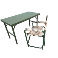 华恒臻 钢制折叠桌 便携折叠桌椅一桌一椅 荒漠一桌一椅