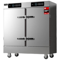 喜莱盛电脑触控24盘|供240人-304盘 LBL-12-24G记忆菜单食堂蒸饭机蒸饭箱安全防干烧智能款单位/台