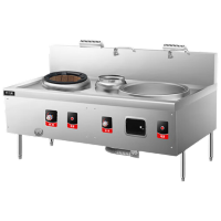 喜莱盛小炒灶连0.8米大炒炉|燃油款 SZCT28-R80 1.0mm小炒连0.8米锅灶工程款单位/台