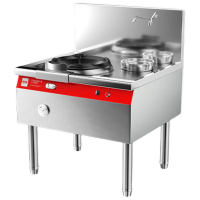 喜莱盛不锈钢炉芯|带熄火保护 单炒单温灶880*800*(800+260)mm SZCT28-11T商用燃气灶台单位/台