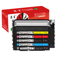 京呈W2080A/118A[2黑+3彩套装]W2080A五支易加粉粉盒套装适用惠普HP118A W2080A单位/套