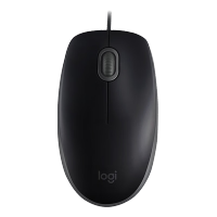 罗技(Logitech)M110有线鼠标 黑色家用办公对称USB轻音鼠标 即插即用单位/个