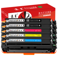 京呈[2黑+3彩]CF410X大容量五支套装适用惠普M452DW/dn M377dw M477FDW/NW单位/套