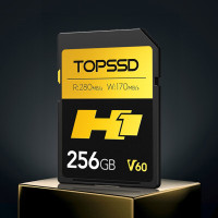 天硕 高品质SD卡 H1内存卡 UHS-II双芯高速存储卡 V60|256GB|影像升级|读速280MB/s 单位/个