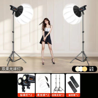 优合创佳 专业直播补光灯主播氛围灯光led摄影拍照服装人像拍摄 太阳灯套装(双灯)单位/套