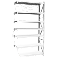 奈高货架仓储仓库货架库房货架地下室货架150*70*300cm七层副架 单位/个