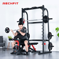 睿致(RECHFIT)A1史密斯机龙门架卧推深蹲杠铃架健身器材综合力量训练器全能套装