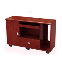 昌毅达办公柜矮柜文件柜抽屉柜员工柜储物柜长侧柜红棕色1200*400*660mm