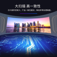 强力巨彩P1.86室内全彩LED高清显示屏广告屏 大屏幕含屏体+箱体+外围设备+支撑结构 每平米