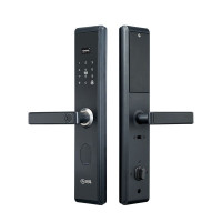 玥玛YM-S3智能指纹锁家用防盗门密码锁电子锁全自动刷卡锁 师傅上门安装