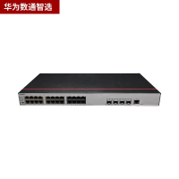 华为数通智选24口POE交换机 S5735S-L24P4S-A2 24个以太网电口4个千兆光POE供电网络全管理弱三层