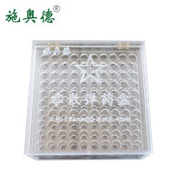 施奥德 零散子弹盒 透明盒弹药盒零散子弹收集盒透明盒子 9mm/50发