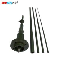 哲奇 TBZL8-5H型HF5m车载天线 短波车载天线 1.6MHz~30MHz 功率400W 振子5米 不含天调