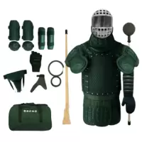 軍狼 23款刺杀护具套装刺杀护具训练格斗对抗护具套装总部大纲 12件套