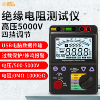 希玛AR3126高压兆欧表 电子摇表绝缘电阻检测仪 (500-5000V四档测试)[AR3126高压兆欧表*1台]