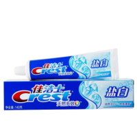 佳洁士 盐白牙膏140克 清凉薄荷香型天然多效洁白有效清洁减少牙渍 优惠装清新口气牙齿 (新老包装随机发)