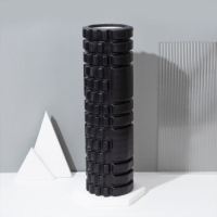 泡沫轴狼牙棒健身运动瑜伽柱男女肌肉筋膜放松按摩 经典款 黑色