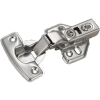 弘工 不锈钢铰链橱柜门液压缓冲阻尼器静音合页五金配件 半盖中弯 定制