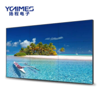 YCTIMES液晶拼接屏4K高清安防监控商城商场展示屏led无缝会议室大屏幕