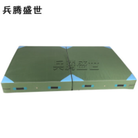 兵腾盛世体操跳高垫防护学校练功高空保护垫子300*200*30cm软海绵折叠款
