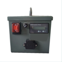 元智训练YZXL-BJDC 自动报靶靶机用品起倒式激波靶机配件靶机电池箱 军绿