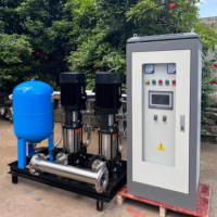 正泵无负压变频供水设备商业民用增压市政恒压稳压整套二次加压生活泵 蓝色 100CDL85-40