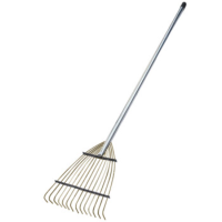 兰诗 WYQ0739 铁耙子园林耙子搂草耙子钢丝耙柴耙多齿耙子 14齿草耙+1.2米钢管柄