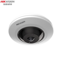 海康威视 DS-2CD3955FWD-I(1.05mm)500万全景鱼眼摄像机 内置麦克风 支持SD卡 POE供电