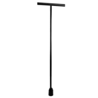 绿消 消火栓地下板手 消防栓扳手 地下栓4角扳手1米 四角款 建鑫地下栓消防扳手/4角型/黑色