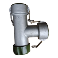 蓝宇星琳 三通接头 双阴三通侧边阳(阴阴阳)DN100 1个