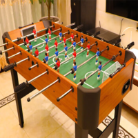 烽笛桌上足球机8杆桌面外销款木纹1.2M