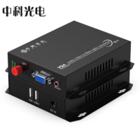 中科光电 VGA高清光端机 高清VGA+音频+USB ZK-VGA-AU-FC