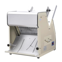 闪盾商用吐司面包切片机不锈钢切面包机方包分片机电动切片机器细齿刀 紫色 58-78inch