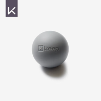 Keep 筋膜球瑜伽按摩健身肌肉放松足底手腕康复训练手抓球 灰色