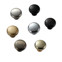 欧卡丽 单孔圆扭锌合金小拉手加厚衣柜抽屉柜门小拉手 4203-单孔拉丝