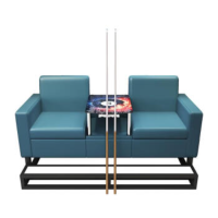 国瑞信德台球厅座椅沙发观球椅 两人位