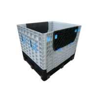 音飞周转箱卡板箱塑料托盘水果运输一体箱 折叠卡板箱1200*1000*760mm可定制