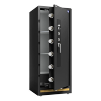 双宝塔机械锁保险柜150cm 全钢大型防盗机械保险柜 宝马黑色